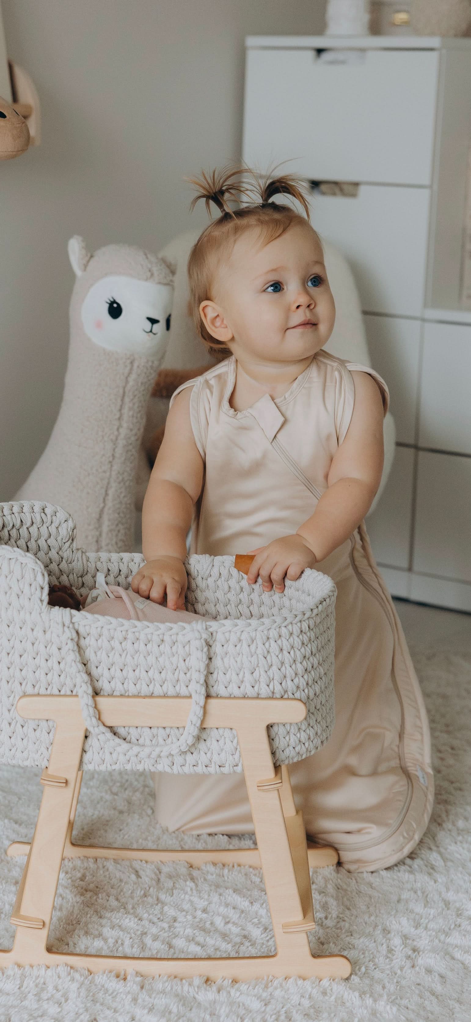 Theta Pouch 100% Bamboo Baby Sleep Sack - Sand Dune