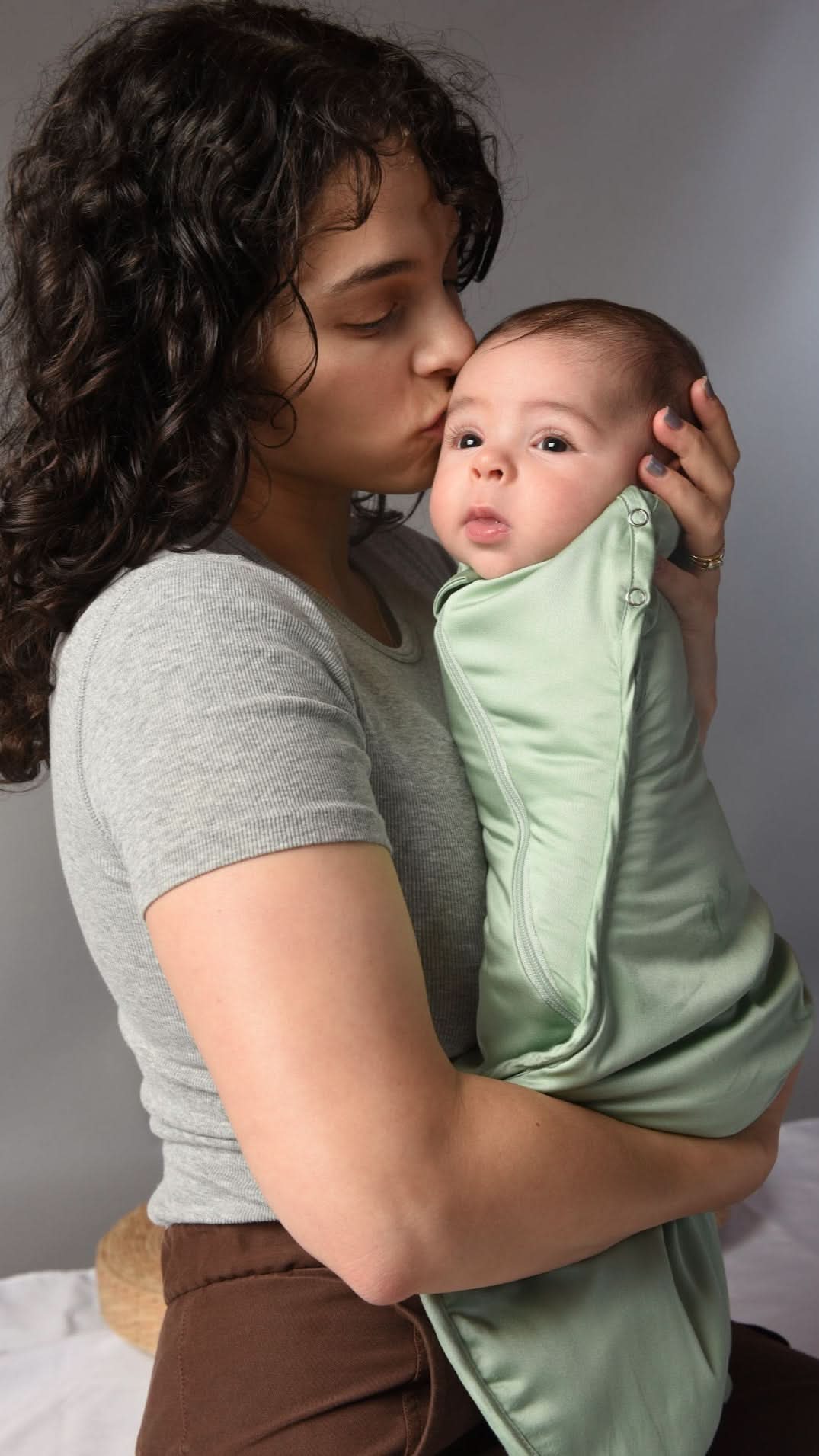 Theta Pouch 100% Bamboo Baby Sleep Sack - Sage Green