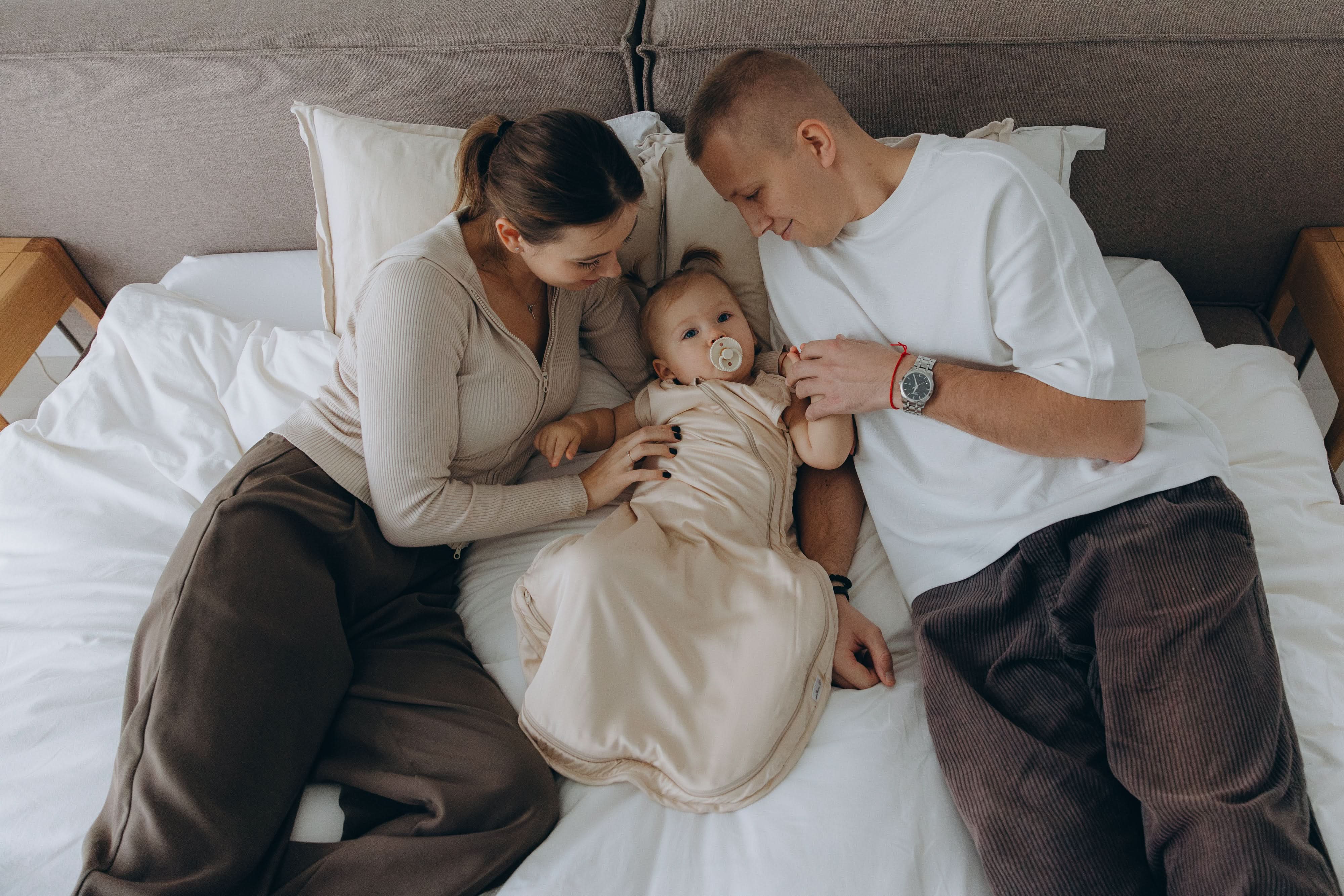 Theta Pouch 100% Bamboo Baby Sleep Sack - Sand Dune