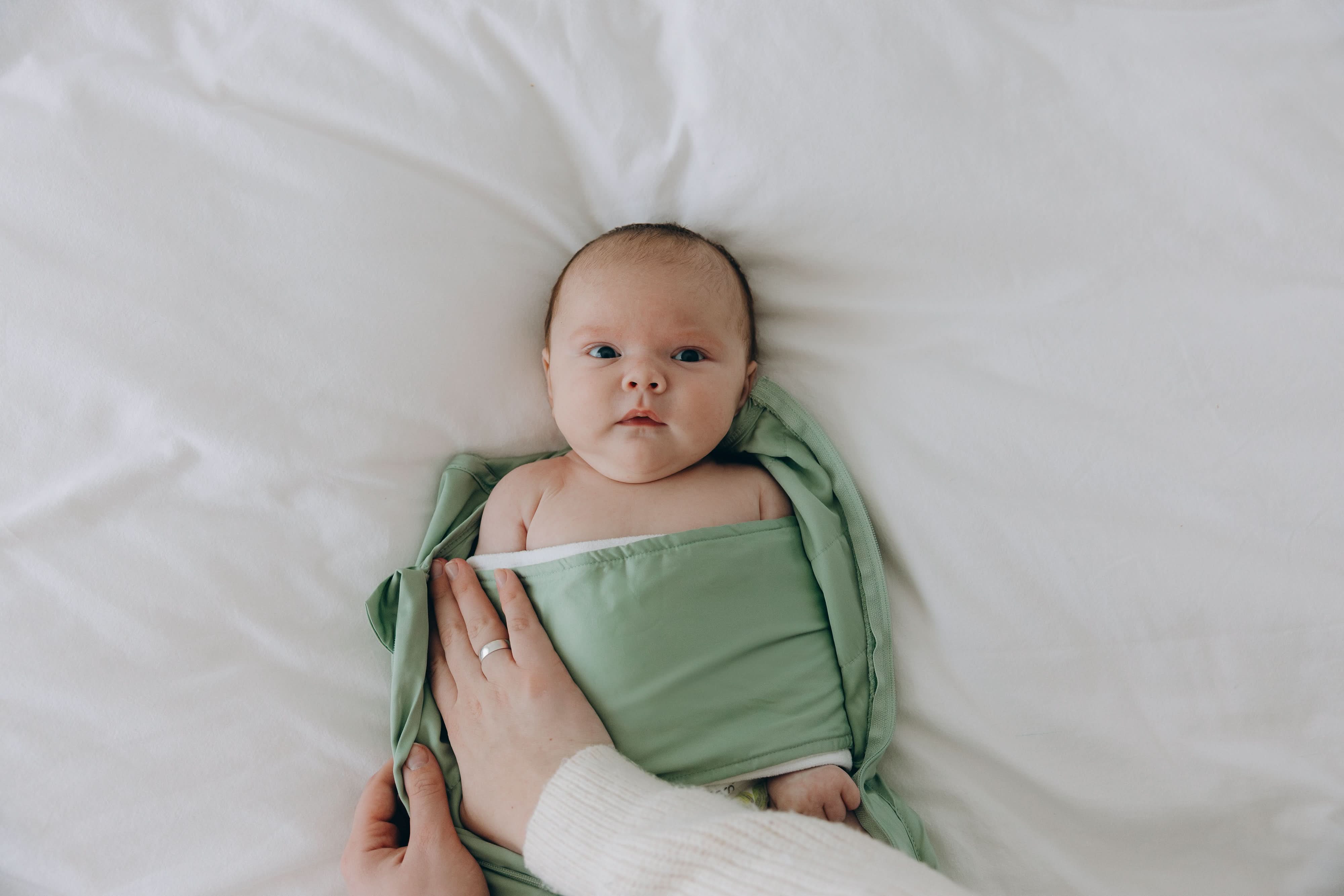 Theta Pouch 100% Bamboo Baby Sleep Sack - Sage Green