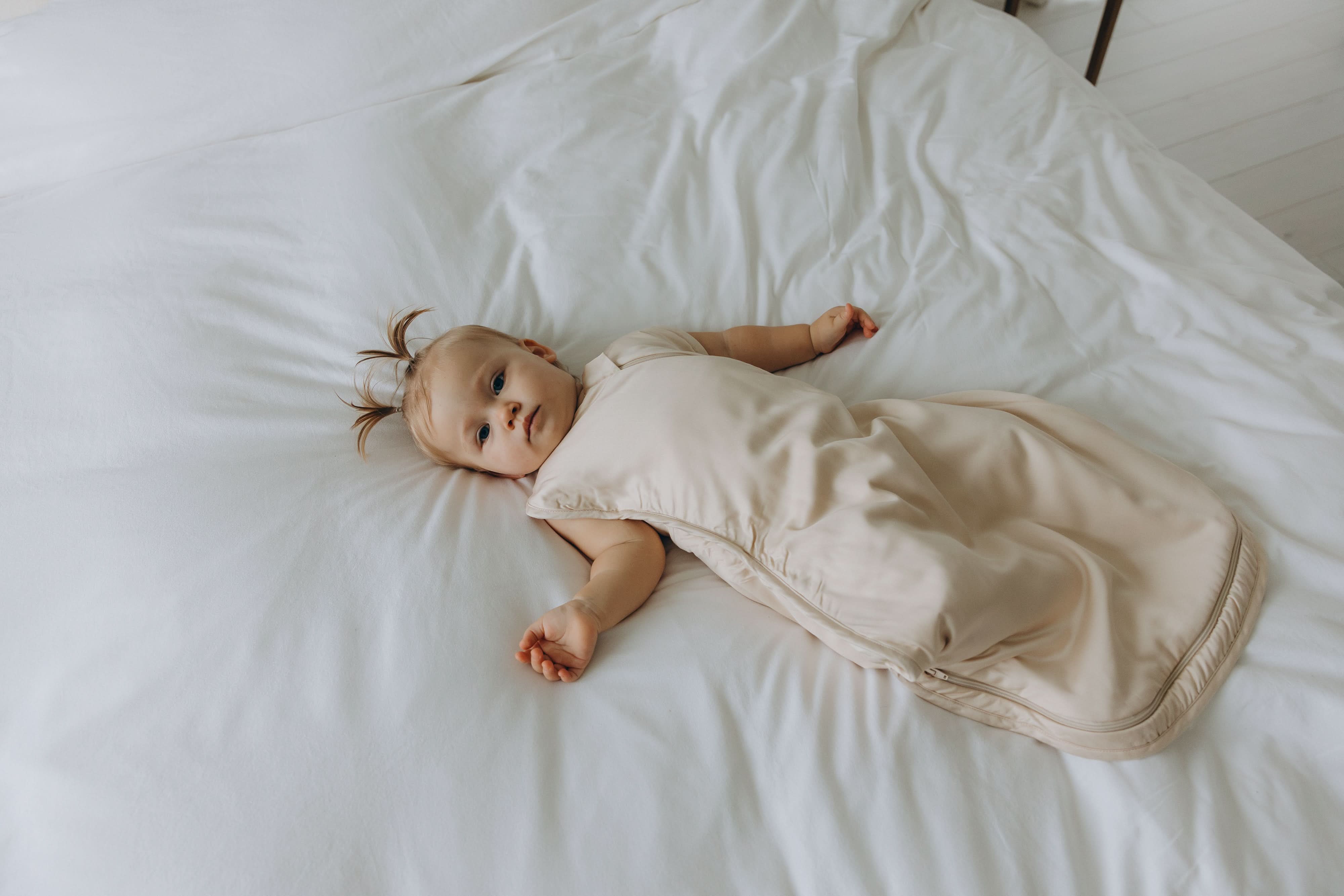 Theta Pouch 100% Bamboo Baby Sleep Sack - Sand Dune