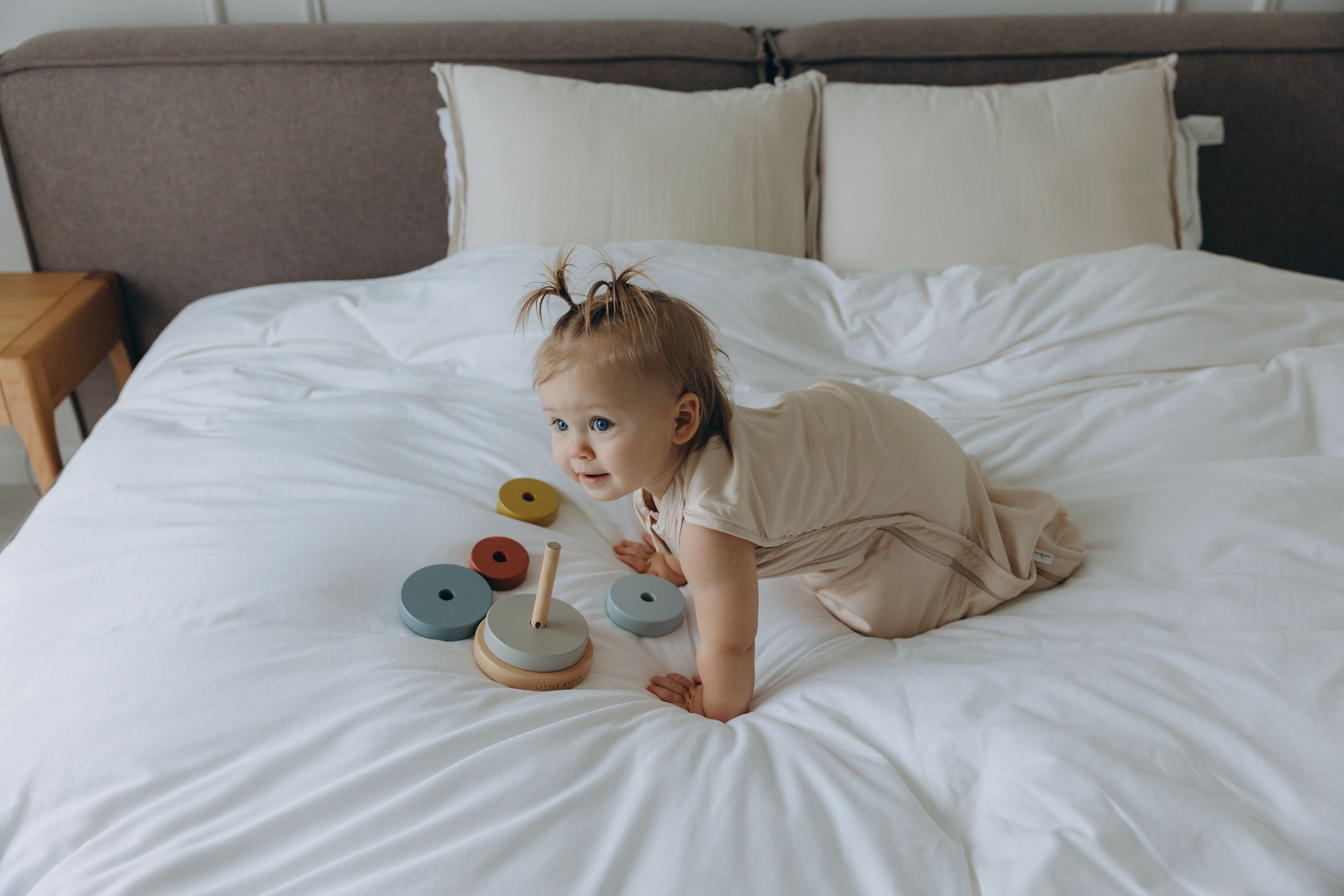 Theta Pouch 100% Bamboo Baby Sleep Sack - Sand Dune