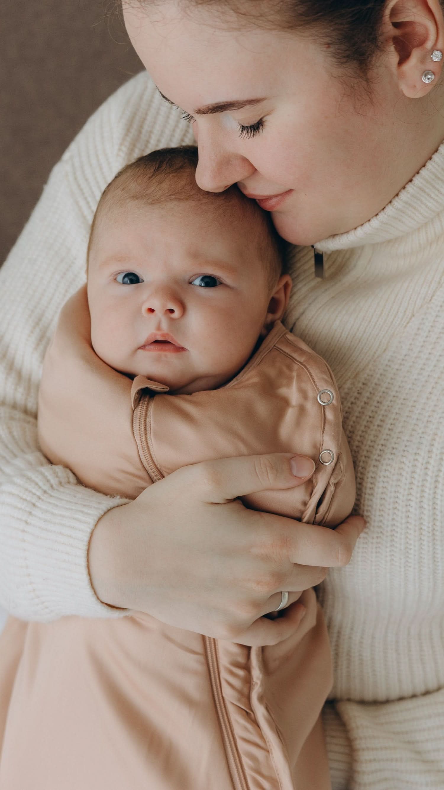 Theta Pouch 100% Bamboo Baby Sleep Sack - Dusty Pink